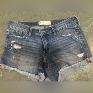 Abercrombie & Fitch Blue Jean Shorts